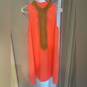 Lilly Pulitzer sunrise Coral Jane shift dress